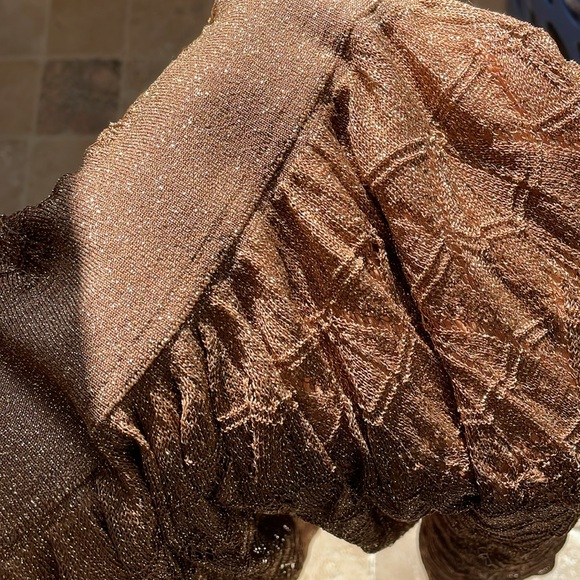 Missoni Gold Lame’ Fit and Flare Dress - Picture 9 of 9